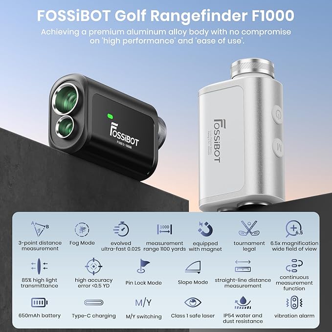 FOSSIBOT Range Finder Golf Rangefinder