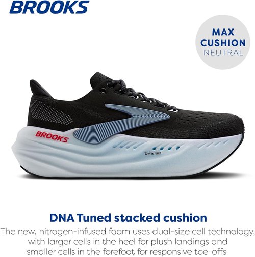 Brooks Glycerin Max Running & Walking Shoes - Men's Neutral Fit for Ultimate Comfort