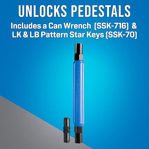 Jonard Tools SSK-700 Star Key Can Wrench Kit for LC & LG Patterns