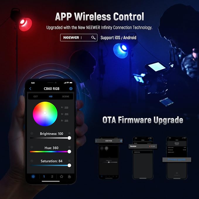 NEEWER CB60 RGB 70W LED Video Light