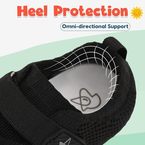 LeIsfIt Kids Girls Boys Shoes Wide Barefoot Shoes Kids Anti-Slip Sneakers Lightweight Hiking Sneakers for Toddler Little Big Kid Black 4 Big Kid