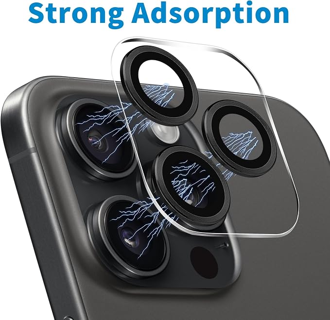 3 Pack Dengduoduo Tempered Glass Camera Lens Protector