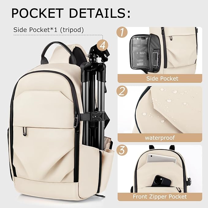 TAAOKA Camera Sling Bag for Photographe – Waterproof Crossbody Camera Bag