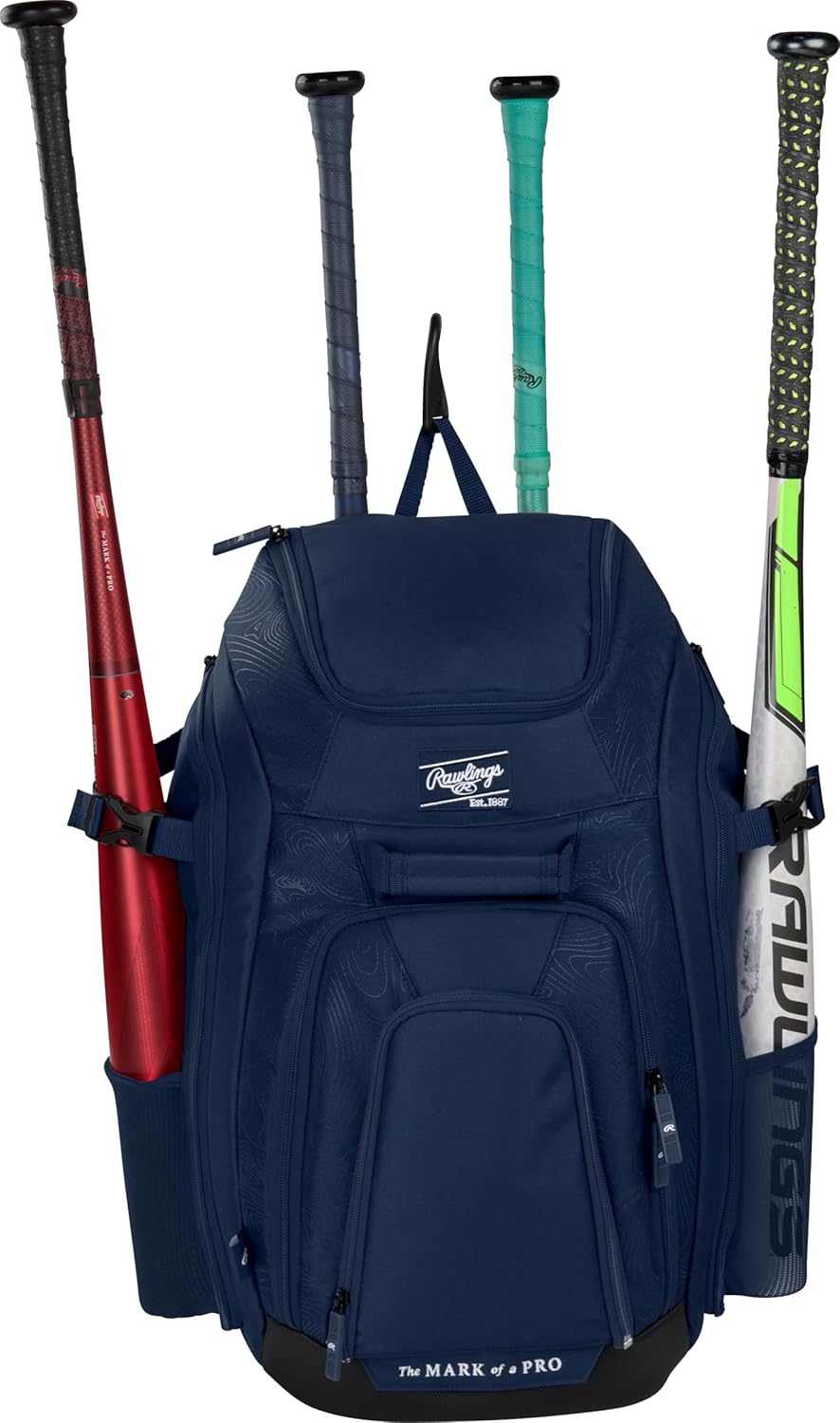 Rawlings LEGION 2.0 Player's Backpack - Versatile Baseball/Softball Gear | Multiple Styles Available