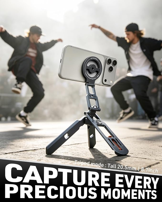 MOSENVKA Dual Magnetic Phone Tripod