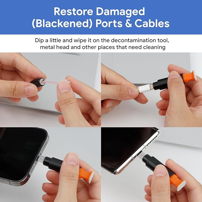 for iPhone Cleaning Kit for Charging Port Cleaner, Repair & Recovery for