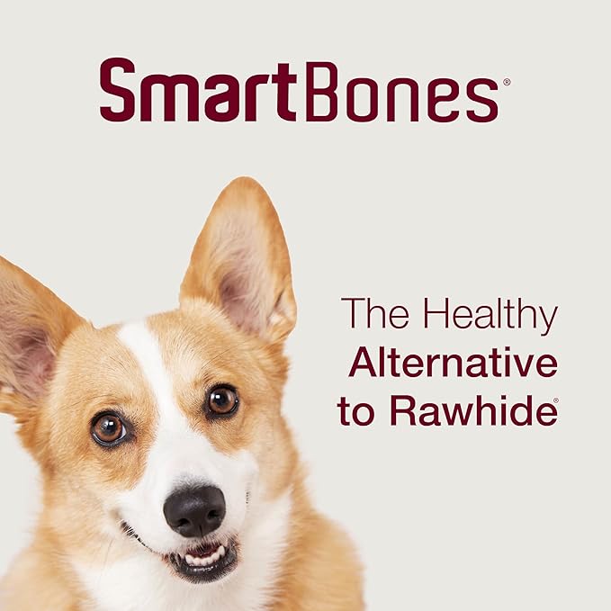 SmartBones Mini Bones with Real Chicken, 24 Count, Rawhide-Free Chews for Dogs