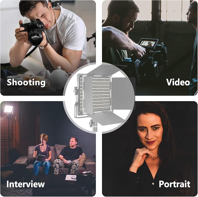 Neewer Professional Metal Bi-Color LED Video Light