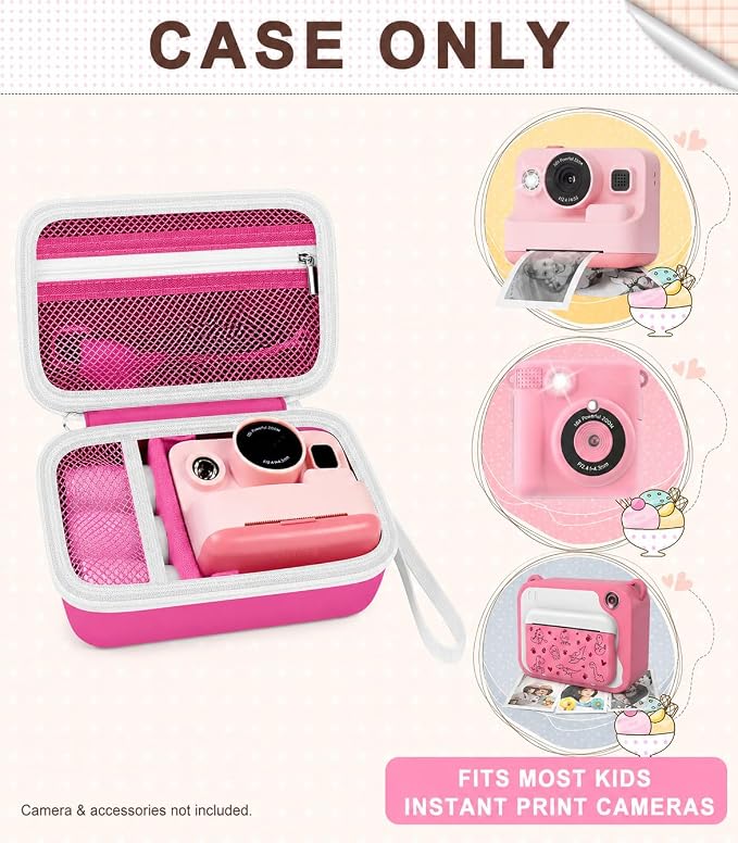 Kids Instant Print Camera Case Compatible