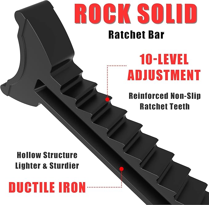 Big RED 3 Ton Heavy Duty Steel Jack Stands, Capacity Car Lifting Stand,1 Pair
