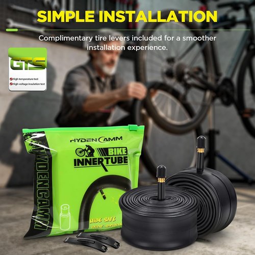26-Inch Bike Tubes by [Brand Name] - 4 Pack with 35mm Schrader Valve | Butyl for MTB & Road Bikes