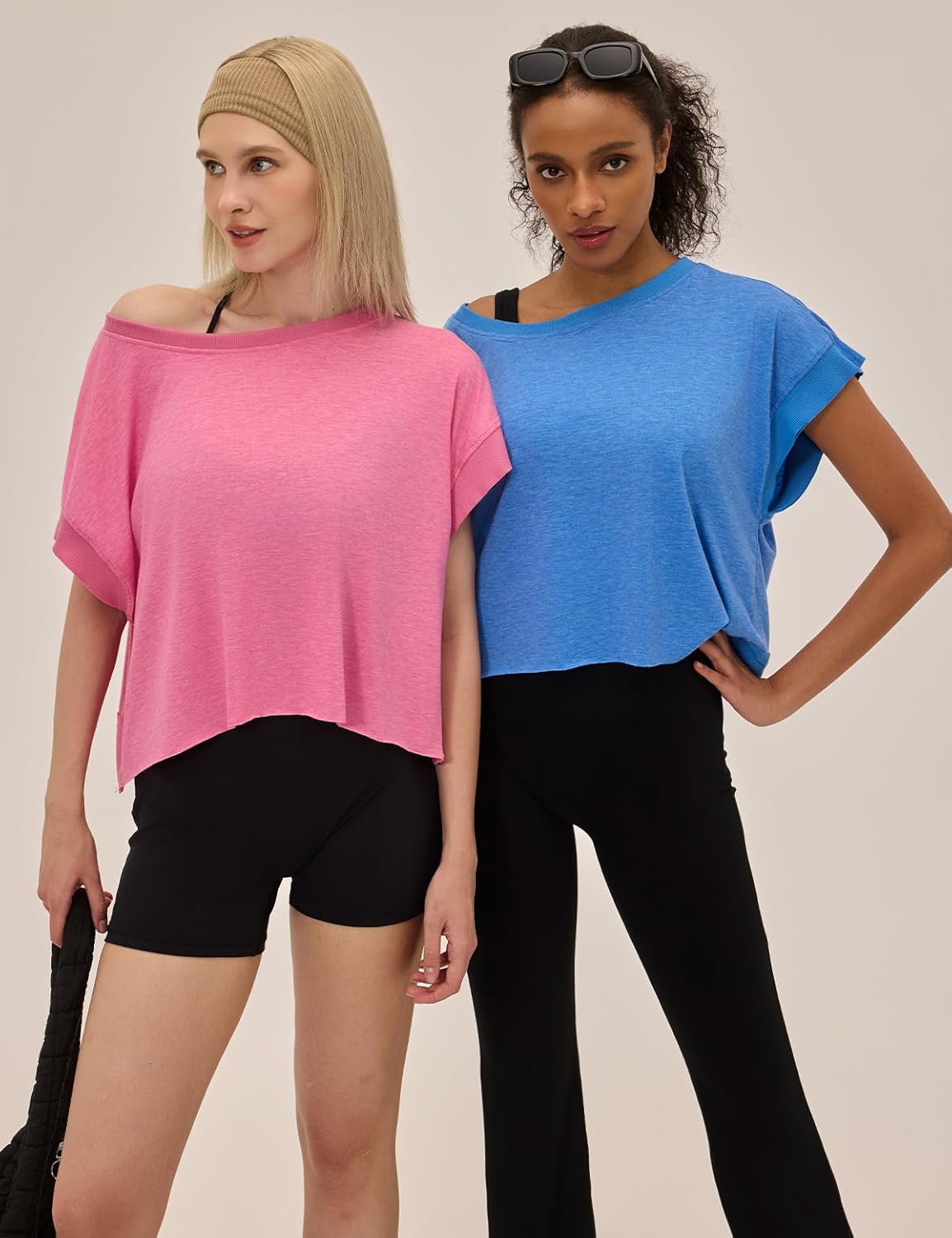 UNIANKIYA Women's Open Back Workout Top - Loose Fit Athletic Crop Tee for Gym & Yoga Sessions