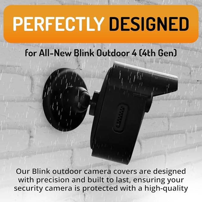 SplashNColor Blink 4 Outdoor Camera Waterproof Cover – Weatherproof Protective