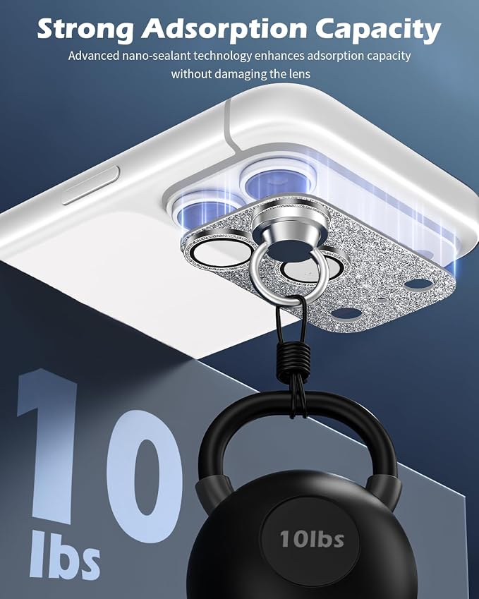 imluckies Compatible with iPhone 17 Pro Max Camera Lens Protector Bling