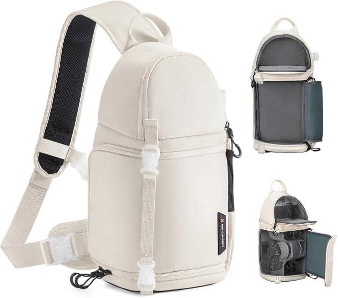 K&F CONCEPT Camera Sling Bag Crossbody Bag Camera Shoulder Backpack