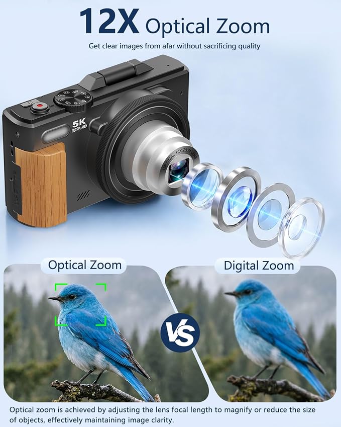 5K Digital Camera for Photography