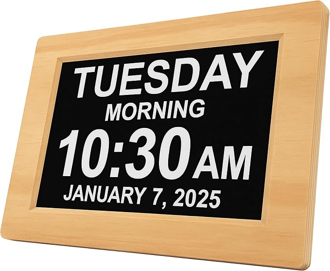 American Lifetime New 2026 Dementia Clock Large Digital Clock