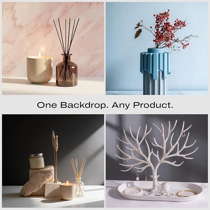 C Coiro Product Photography Backdrops 14 Patterns, 2 Grids, Size 15x11 inch