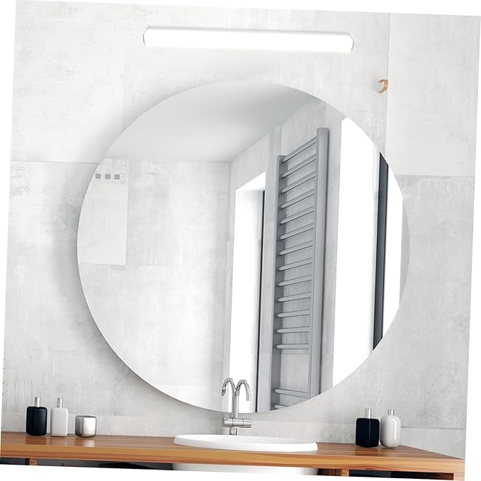 STOBOK Led Makeup Light Mirror for Bathroom Vanity Light Fixture Elegant Design Easy Installation and Modern Aesthetic for Makeup Needs
