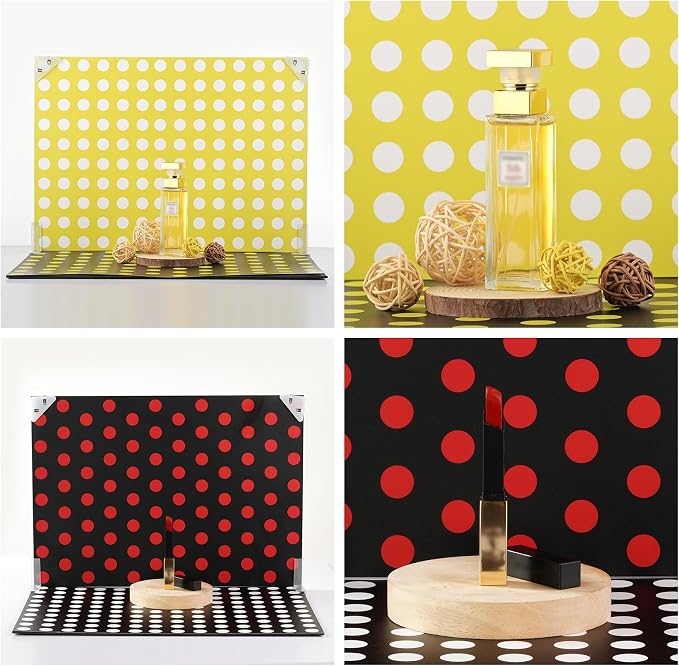 Meking 12Pcs 24Patterns Product Photography Backdrops Kit Small Photo Backdrop