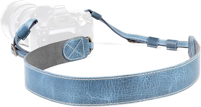 MegaGear SLR, DSLR Sierra Series Genuine Leather Camera Shoulder or Neck Strap