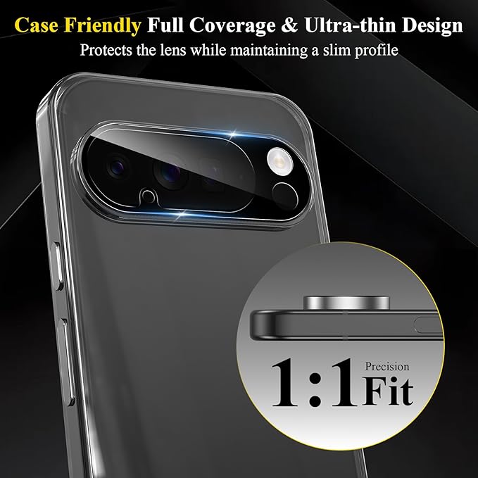 4 Pack Camera Lens Screen Protector Compatible