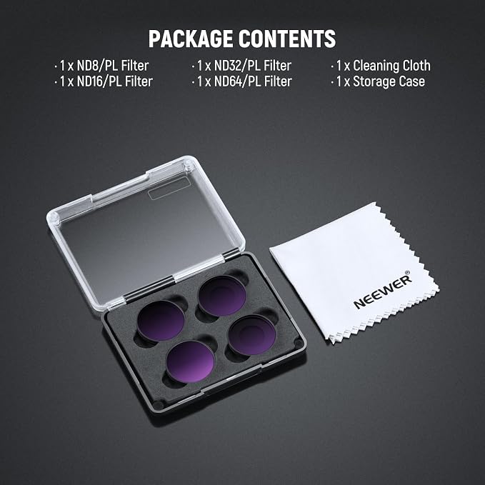 NEEWER Polarized ND Filter Set Compatible