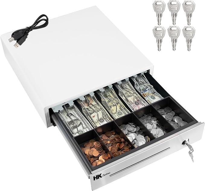 HK SYSTEMS 16inch "Stainless Steel" Front Heavy Duty POS"USB" Interface Cash