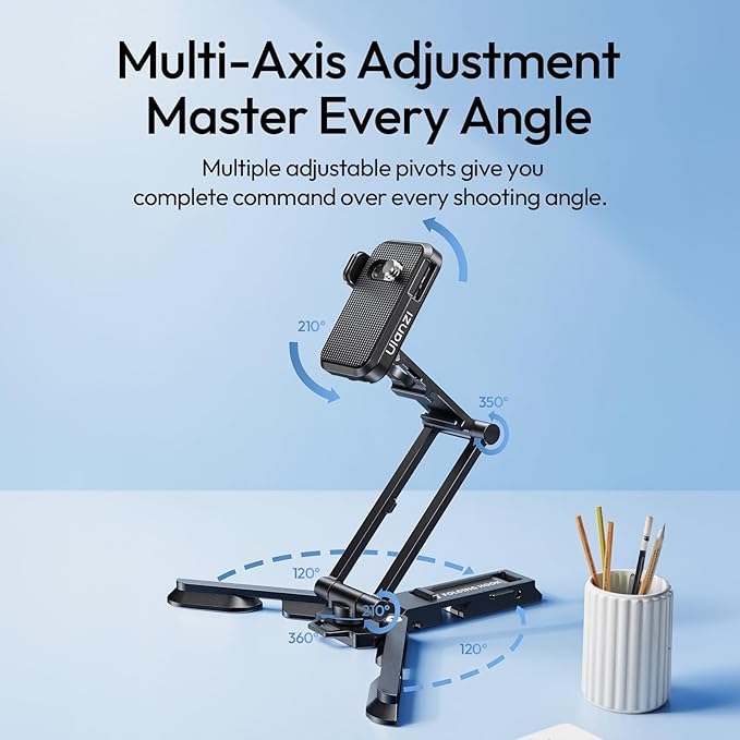 ULANZI C081 Mini Camera Tripod Stand, 4-in-1 Handheld Grip, Foldable Desktop