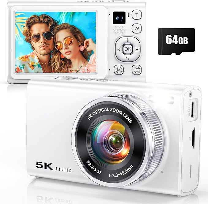 5K Digital Camera for Photography