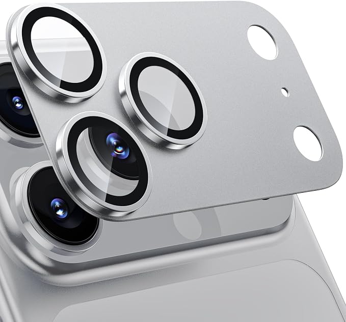 WSKEN for iPhone 17 Pro Max Camera Lens Protector, Metal Aluminum Alloy