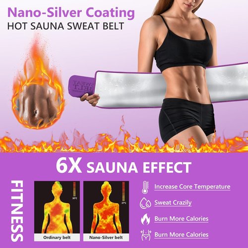 MORECOO Waist Trainer for Women - Effective Lower Belly Fat Reduction | Sweat Band Body Shaper
