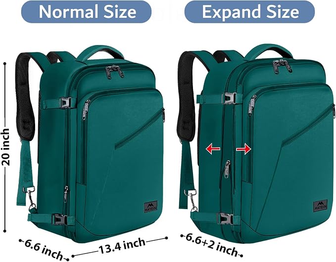 MATEIN Travel Backpack Large, Water Resistant Carry on Backpack