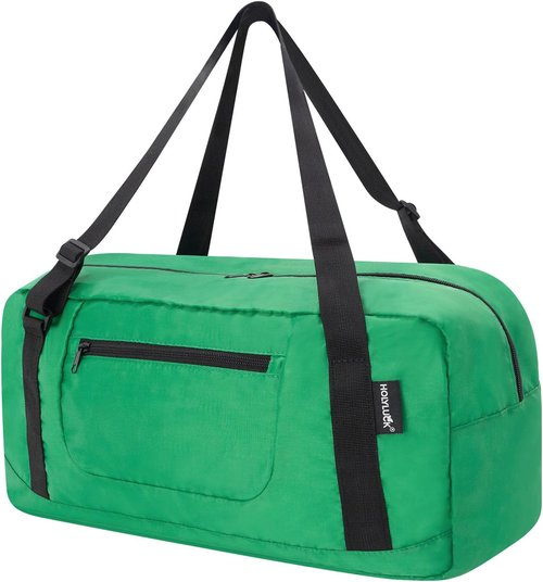 HOLYLUCK Foldable Travel Duffel Bag - Versatile Luggage for Gym & Travel | Kelly Green