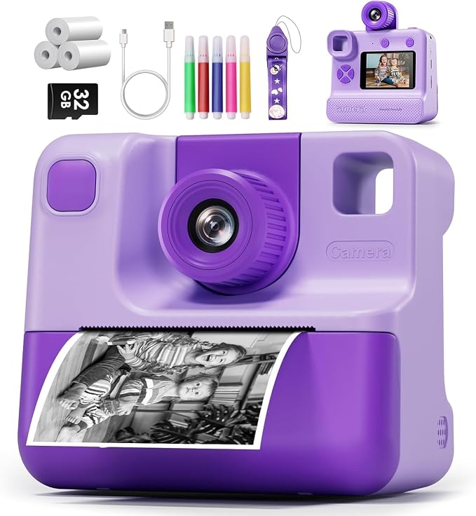Kids Camera Instant Print, Christams Birthday Gifts