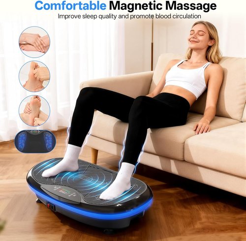JOROTO 4D Vibration Plate - App-Controlled High-Intensity Machine for Weight Loss & Lymphatic Drainage | Whole Body Shaker