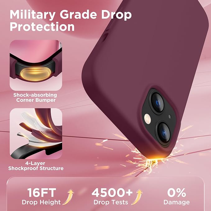 GolbinBox Magnetic for iPhone 13 Case & iPhone 14 Case, Compatible