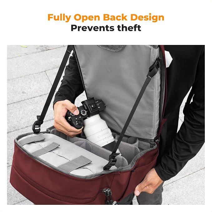 K&F CONCEPT Camera Backpack, Camera Bags