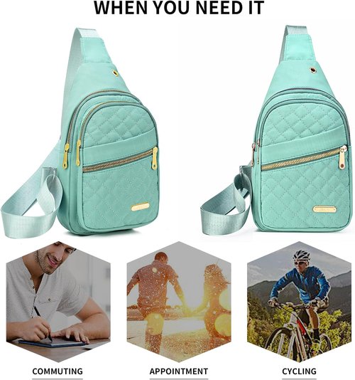 Aisijimo Small Sling Bag - Casual Crossbody Backpack for Men & Women | Compact & Stylish Design