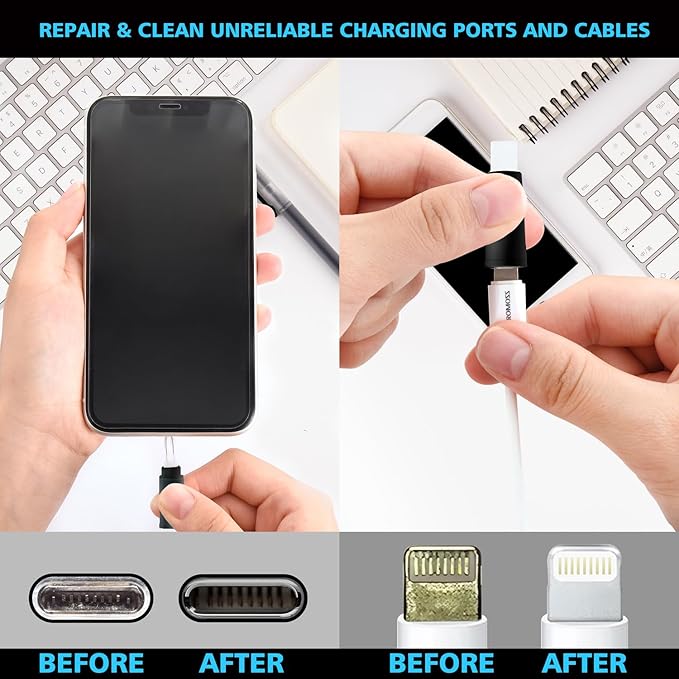 ECASP Cleaner Kit for AirPod, Cell Phone Cleaning Repair & Recovery for iPhone