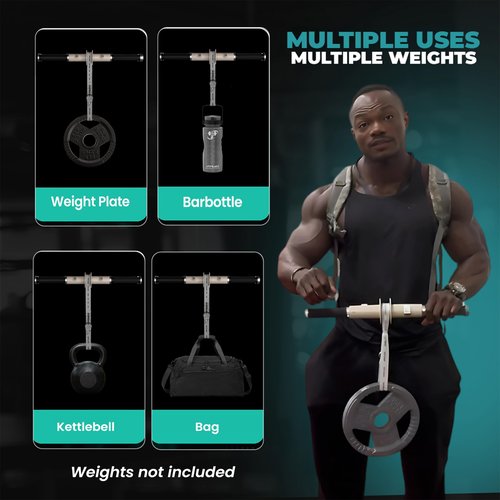 ArmLabz Forearm Roller 2.0 Wrist Roller and Forearm Strengthener, Grip Strength Trainer and Hand Exerciser, Quick Reset, One Arm Use, Wrist and Elbow Health, Forearm Workout Equipment