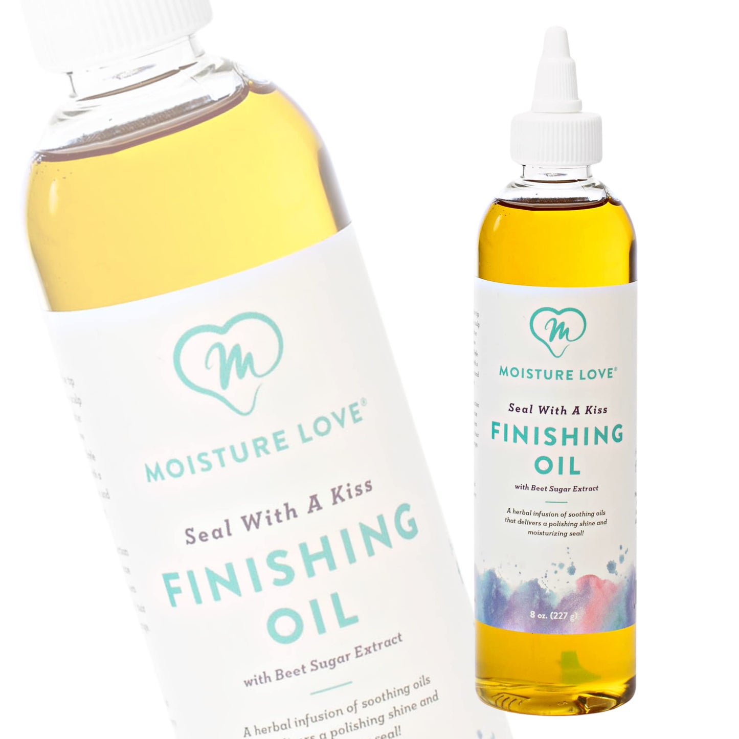 Moisture Love Seal With A Kiss Finishing Oil For Hair Moisturizing And Polishing. Curly Hair Care Product With Argan Oil And Cas