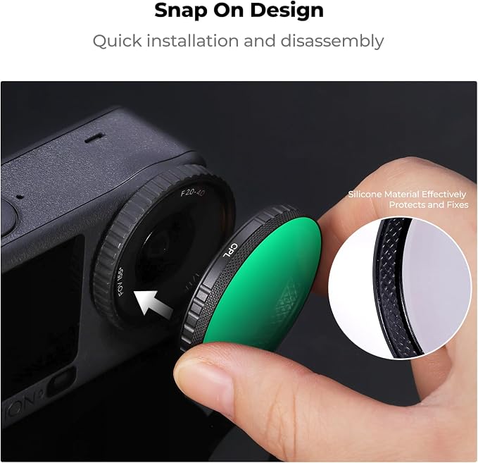 K&F CONCEPT Snap On CPL ND Filter Kit Compatible