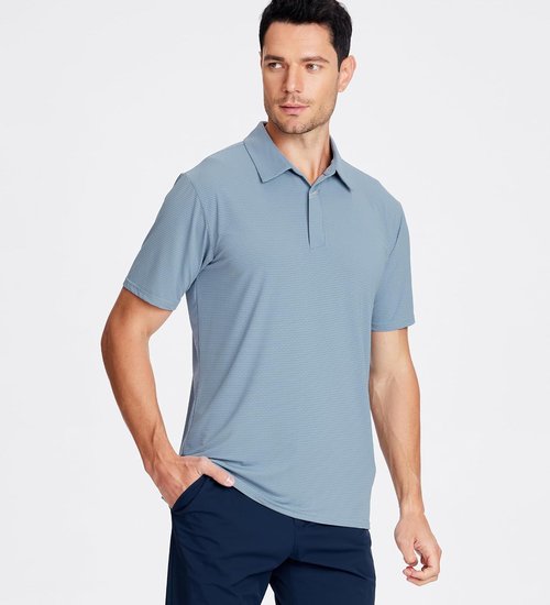 Esabel.C Golf Shirts for Men - Moisture-Wicking Short Sleeve Performance Polo | Active Fit