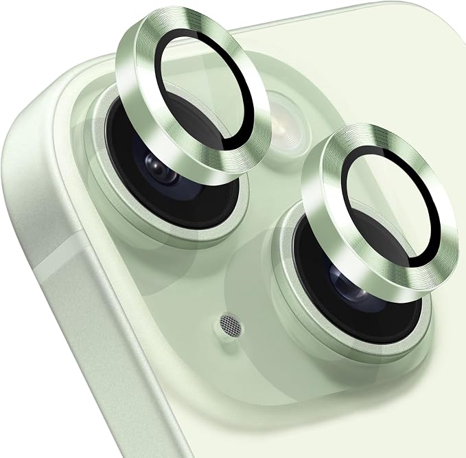 Compatible with iPhone 15 and 15 Plus Camera Lens Protector, Anti-Scratch Lens