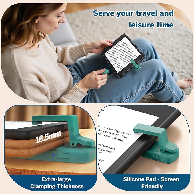 Page Turner Ring for Kindle, Remote Control for iPhone iPad Android Tablets