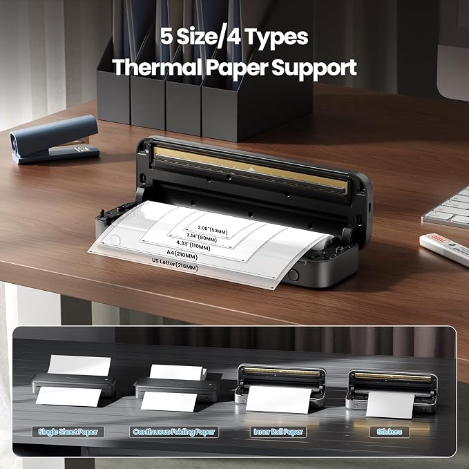 Phomemo M834 Portable Printer Wireless