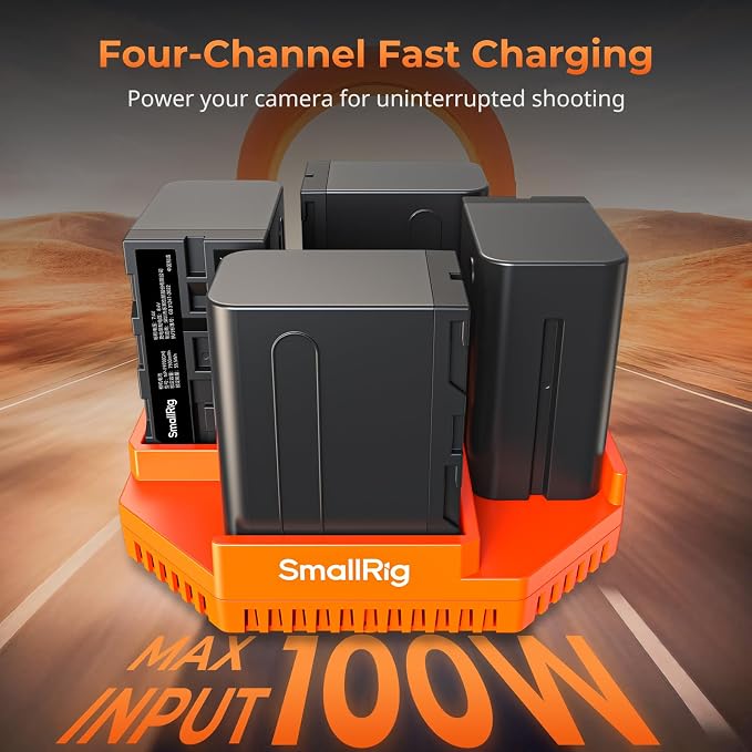 SmallRig 4 Pack 7800mAh Replacement Battery