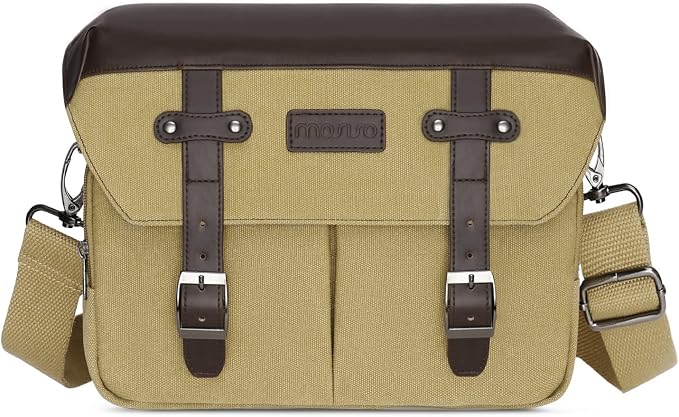 MOSISO Camera Case Crossbody Shoulder Messenger Bag, DSLR/SLR/Mirrorless