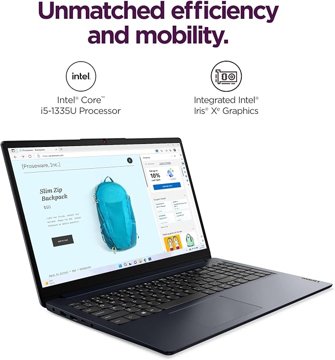 Lenovo Laptop, 15.6" FHD Touchscreen, Intel i5-1335U, 24GB RAM, 1TB SSD | up to 4.60 GHz, WiFi 6, HUB Docking Station, Long Battery Life, Windows 11 Home, 2026 Edition for Home Business
